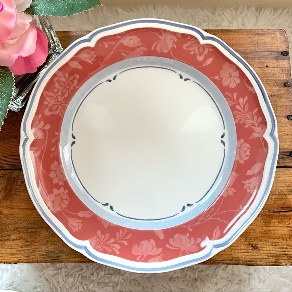 Villeroy & Boch Cottage (1) Red Dinner Plate Country Collection ONE 10.5” Plate